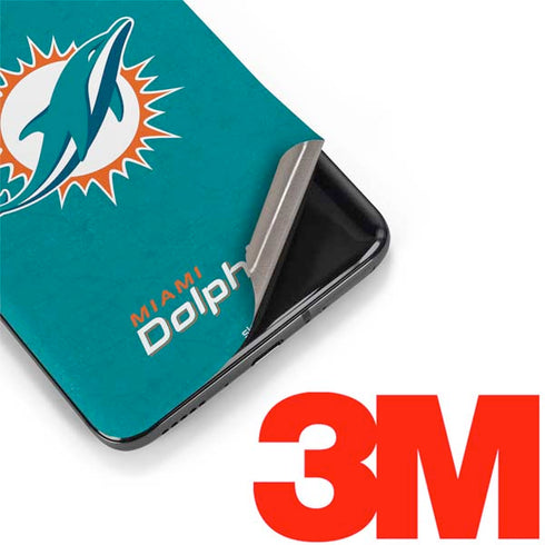 NFL Miami Dolphins Distressed- Aqua OnePlus 7 Pro Skin