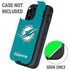NFL Miami Dolphins Distressed- Aqua Otterbox Defender iPhone Skin