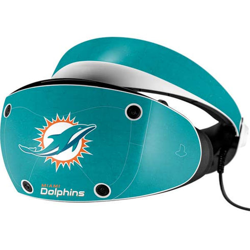 NFL Miami Dolphins Distressed- Aqua PlayStation VR2 Skin