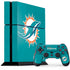 NFL Miami Dolphins Distressed- Aqua PS4 Console and Controller Bundle Skin