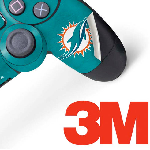 NFL Miami Dolphins Distressed- Aqua PS4 Controller Skin