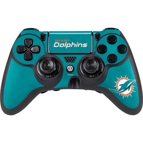 NFL Miami Dolphins Distressed- Aqua PS4/PC SCUF Impact Controller Skin
