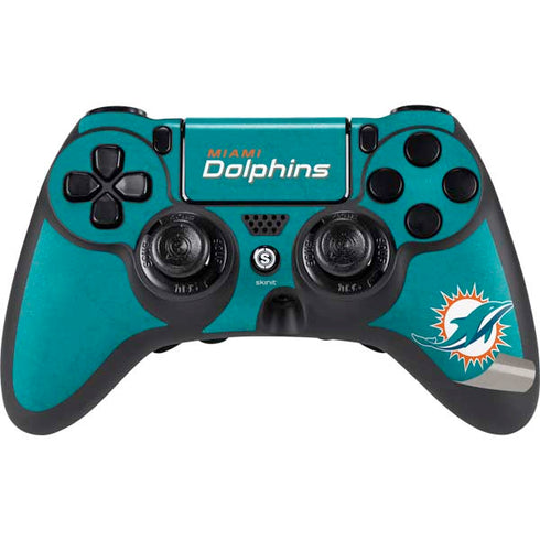 NFL Miami Dolphins Distressed- Aqua PS4/PC SCUF Impact Controller Skin