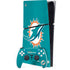 NFL Miami Dolphins Distressed- Aqua PS5 Slim Digital Edition Console Skin