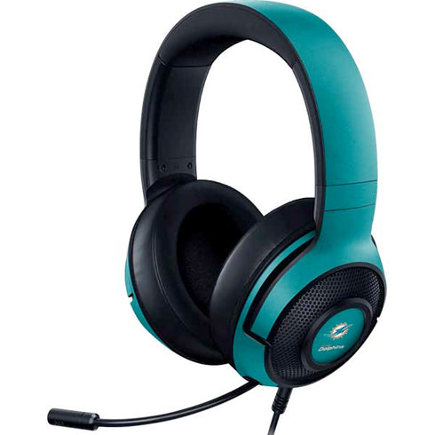 NFL Miami Dolphins Distressed- Aqua Razer Kraken X Skin