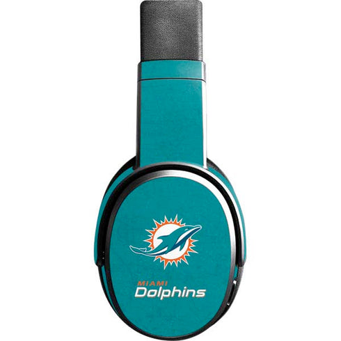 NFL Miami Dolphins Distressed- Aqua Skullcandy Crusher Wireless Skin