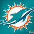 NFL Miami Dolphins Distressed- Aqua Surface Book 2 13.5in Skin