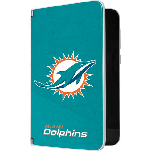 NFL Miami Dolphins Distressed- Aqua Surface Duo Skin