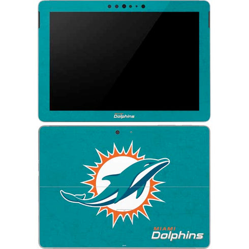 NFL Miami Dolphins Distressed- Aqua Surface Go Skin