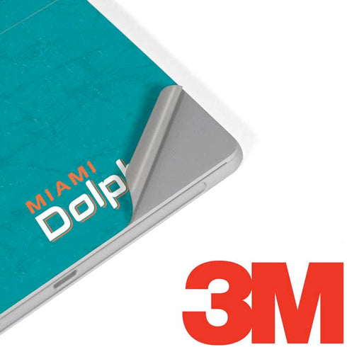 NFL Miami Dolphins Distressed- Aqua Surface Go Skin