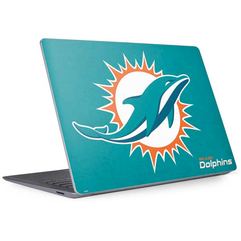 NFL Miami Dolphins Distressed- Aqua Surface Laptop 3 13.5in Skin