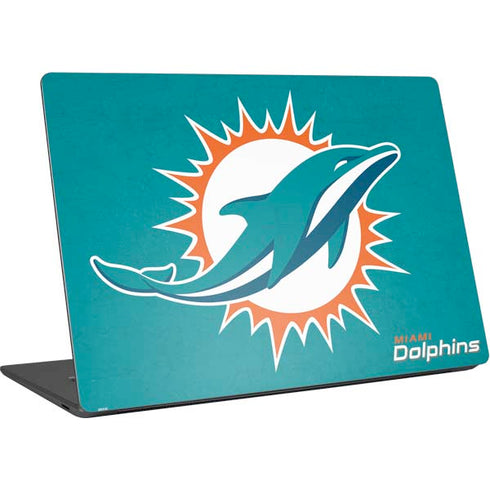 NFL Miami Dolphins Distressed- Aqua Surface Laptop 4 15in Skin