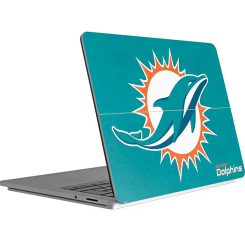 NFL Miami Dolphins Distressed- Aqua Surface Laptop Studio Skin
