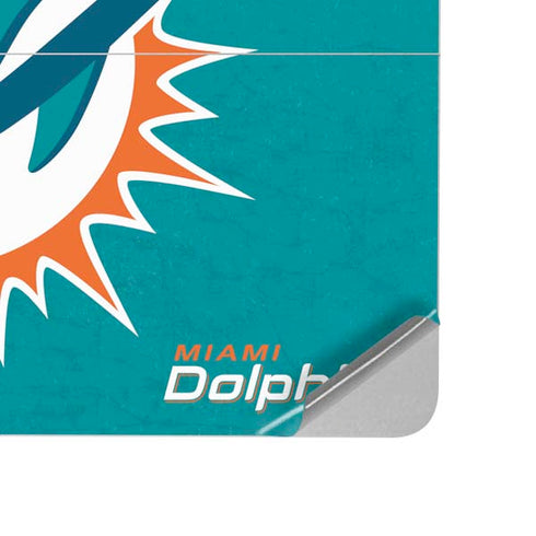 NFL Miami Dolphins Distressed- Aqua Surface Laptop Studio Skin