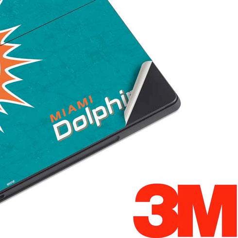NFL Miami Dolphins Distressed- Aqua Surface Pro 6 Skin