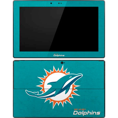 NFL Miami Dolphins Distressed- Aqua Surface Pro Tablet Skin