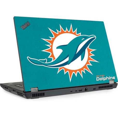 NFL Miami Dolphins Distressed- Aqua Lenovo ThinkPad Skin