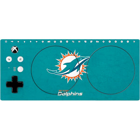 NFL Miami Dolphins Distressed- Aqua Xbox Adaptive Controller Skin