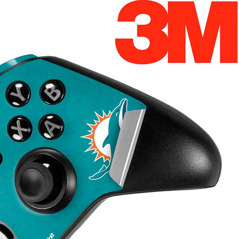 NFL Miami Dolphins Distressed- Aqua Xbox One Elite Controller Skin