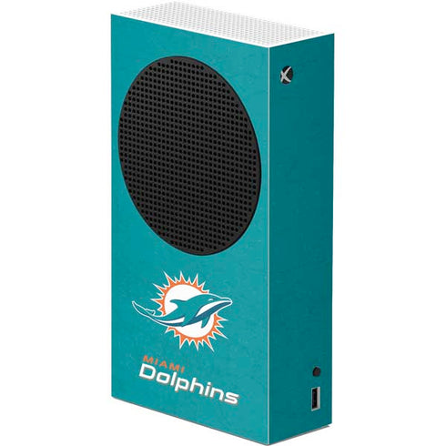 NFL Miami Dolphins Distressed- Aqua Xbox Series S Console Skin