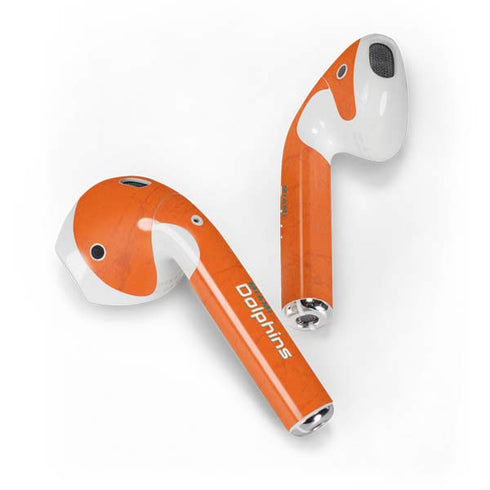 NFL Miami Dolphins Distressed- Orange Apple AirPods 2 Skin