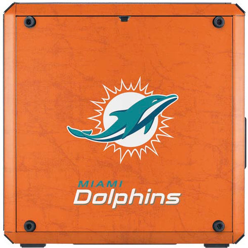 NFL Miami Dolphins Distressed- Orange Cooler Master MasterBox Q300L Mini Tower Skin
