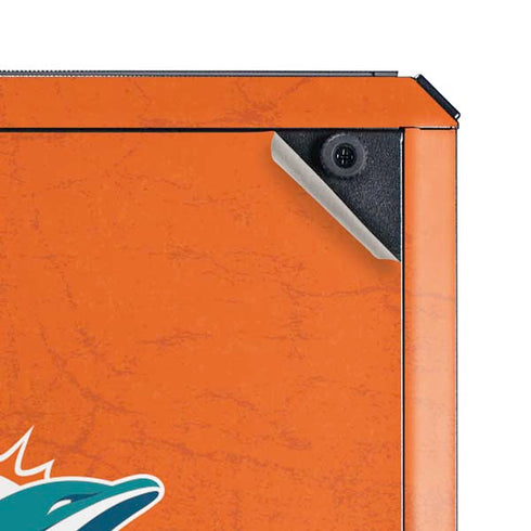 NFL Miami Dolphins Distressed- Orange Cooler Master MasterBox Q300L Mini Tower Skin