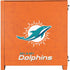 NFL Miami Dolphins Distressed- Orange Corsair 4000D Tempered Glass Mid-Tower ATX Case Skin