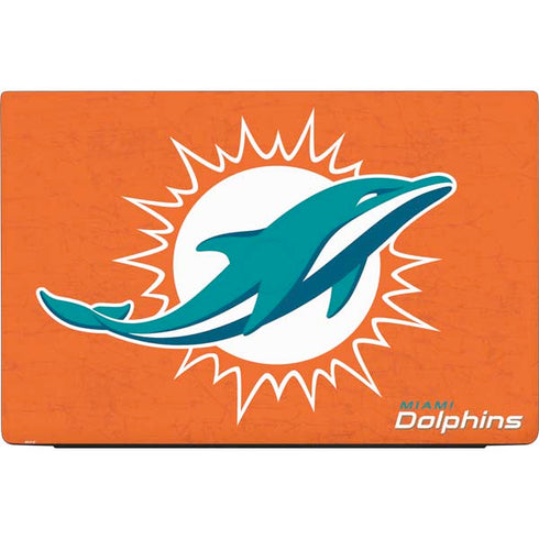 NFL Miami Dolphins Distressed- Orange Dell Vostro Skin
