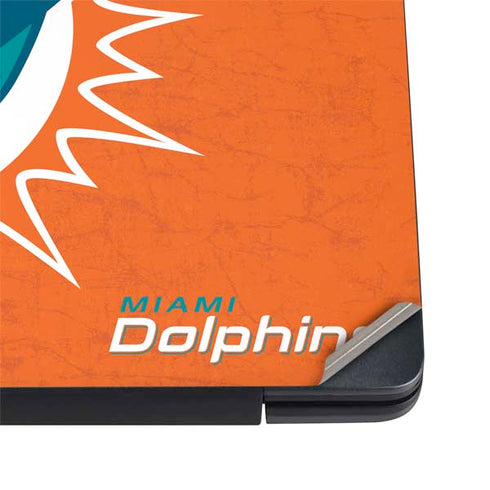 NFL Miami Dolphins Distressed- Orange Dell Vostro Skin