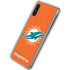 NFL Miami Dolphins Distressed- Orange Galaxy A10e Clear Case