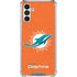 NFL Miami Dolphins Distressed- Orange Galaxy A13 5G Clear Case