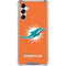 NFL Miami Dolphins Distressed- Orange Galaxy A15 5G Clear Case