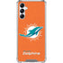 NFL Miami Dolphins Distressed- Orange Galaxy A15 5G Clear Case
