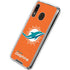 NFL Miami Dolphins Distressed- Orange Galaxy A30 Clear Case