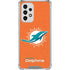 NFL Miami Dolphins Distressed- Orange Galaxy A53 5G Clear Case