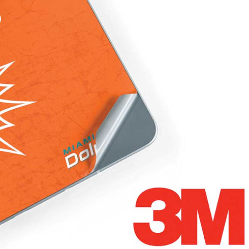 NFL Miami Dolphins Distressed- Orange Galaxy Book 12in Skin