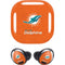 NFL Miami Dolphins Distressed- Orange Galaxy Buds Pro Skin