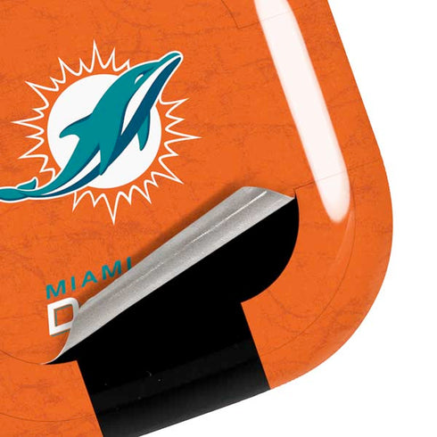 NFL Miami Dolphins Distressed- Orange Galaxy Buds Pro Skin