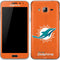 NFL Miami Dolphins Distressed- Orange Galaxy J3 Skin