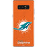 NFL Miami Dolphins Distressed- Orange Galaxy Note 8 Skin