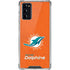 NFL Miami Dolphins Distressed- Orange Galaxy Note20 5G Clear Case