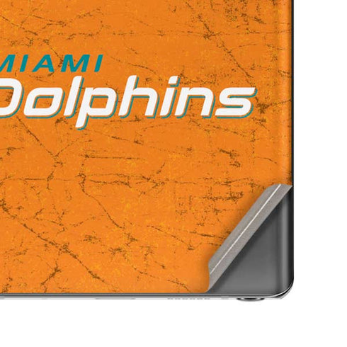 NFL Miami Dolphins Distressed- Orange Galaxy Note20 5G Skin
