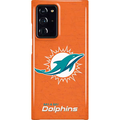 NFL Miami Dolphins Distressed- Orange Galaxy Note20 Ultra 5G Lite Case