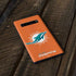 NFL Miami Dolphins Distressed- Orange Galaxy S10 Plus Skin