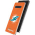 NFL Miami Dolphins Distressed- Orange Galaxy S10 Skin