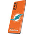 NFL Miami Dolphins Distressed- Orange Galaxy S20 Fan Edition Skin