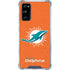 NFL Miami Dolphins Distressed- Orange Galaxy S20 FE Clear Case