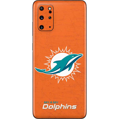 NFL Miami Dolphins Distressed- Orange Galaxy S20 Plus Skin