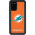 NFL Miami Dolphins Distressed- Orange Galaxy S20 Plus Waterproof Case